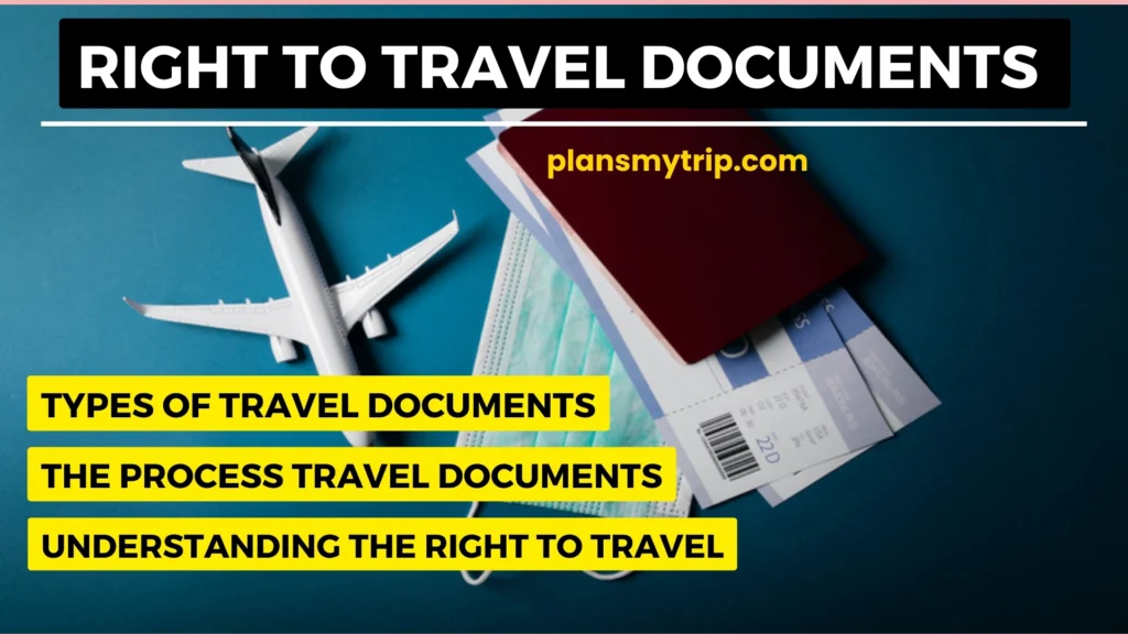 Right to travel documents for your automobile